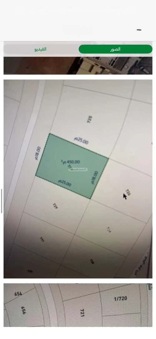 Land 450 SQM Facing North on 20m Width Street Al-Mahdiyah, West Riyadh, Riyadh