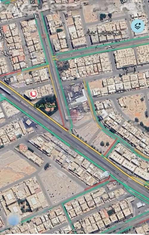 أرض 826.24 متر مربع واجهة غربية الخالدية، وسط الرياض، الرياض