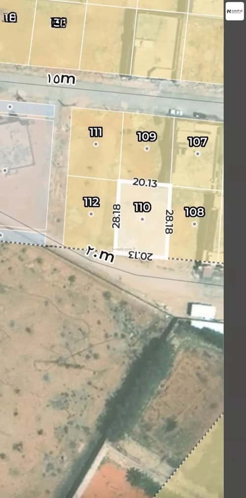 Land 560 SQM Facing South on 20m Width Street Al-Lulua, Almuzahimih