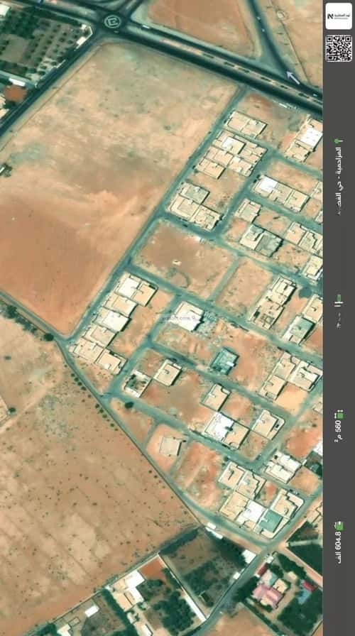 Land 560 SQM Facing South on 20m Width Street Al-Lulua, Almuzahimih
