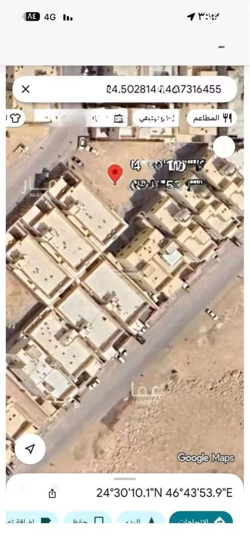 Land 851.4 SQM Facing North on 15m Width Street Bader, South Riyadh, Riyadh