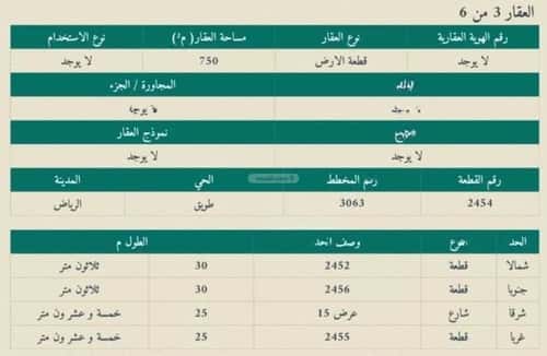 Land 4568.07 SQM Facing 3 Streets on 30m Width Street Twaeeq, West Riyadh, Riyadh