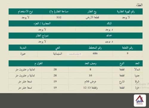 عمارة 532 متر مربع واجهة شرقية السليمانية، عنيزة