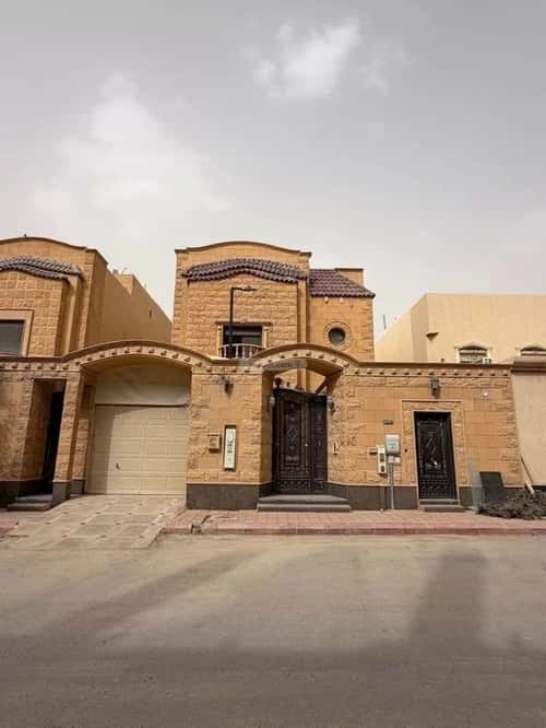 فيلا 437.5 متر مربع واجهة غربية ب 5 غرف حطين، شمال الرياض، الرياض