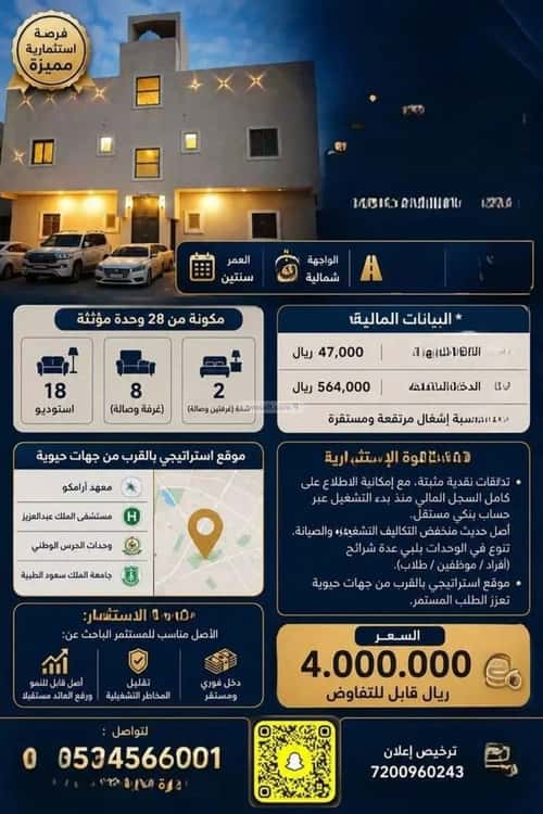Building 700 SQM Facing North Communications, Al Ahsa