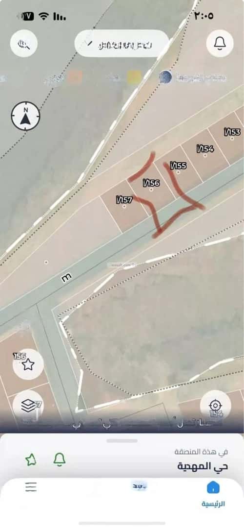 Land 450 SQM Facing South on 15m Width Street Al-Mahdiyah, West Riyadh, Riyadh