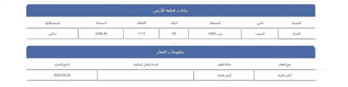 أرض 2348.42 متر مربع السيف، الدمام
