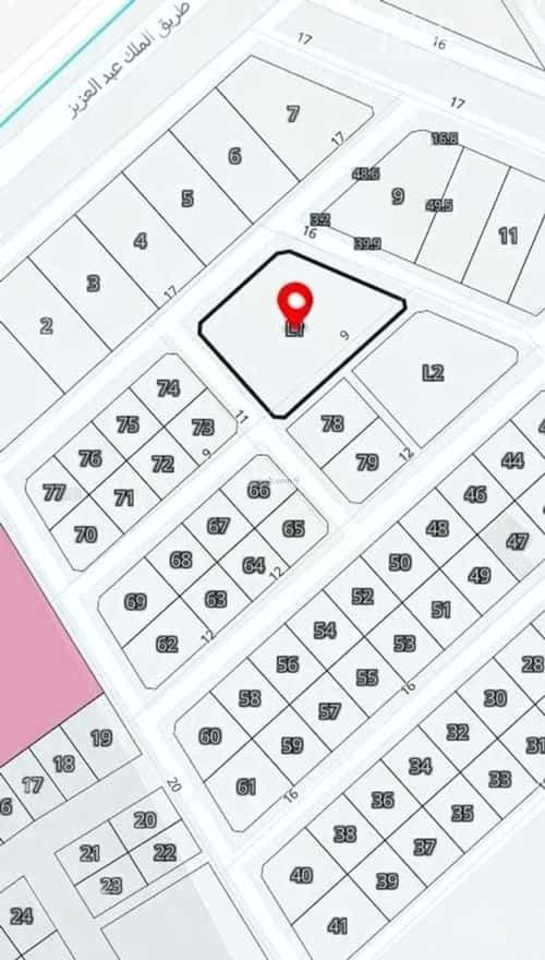 Land 2913.92 SQM Facing 4 Streets on 15m Width Street The Apartment, Bariduh