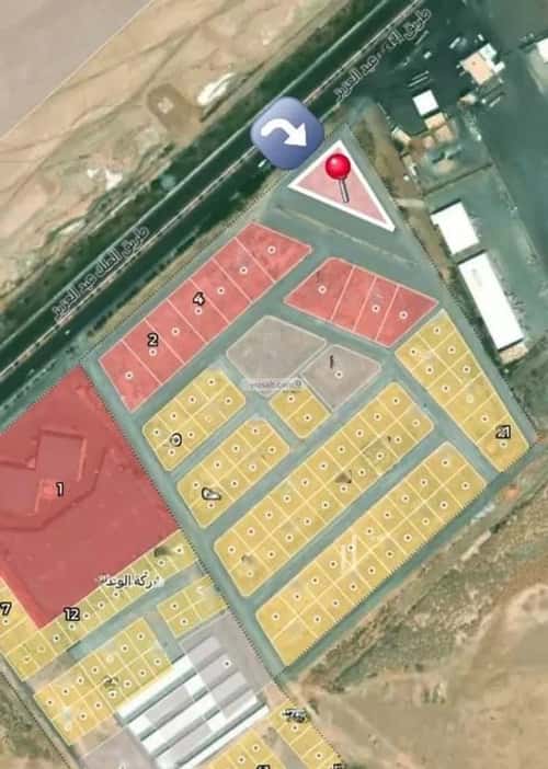 Land 2163.63 SQM Facing 3 Streets on 60m Width Street The Apartment, Bariduh