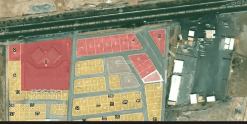Land 1200.36 SQM Facing 3 Streets on 40m Width Street The Apartment, Bariduh