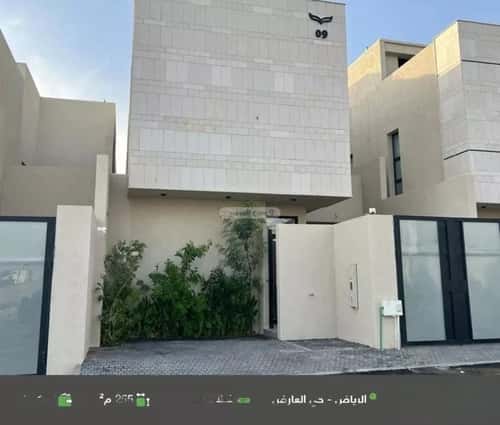 فيلا 255.04 متر مربع واجهة جنوبية ب 5 غرف العارض، شمال الرياض، الرياض