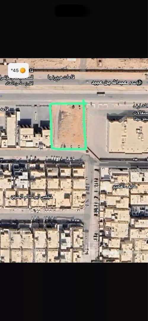أرض 2100 متر مربع شمالية على شارع 40م المعيزيلة، شرق الرياض، الرياض