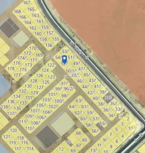 Land 795 SQM Facing West on 15m Width Street Hajar Al Thamam, Al Ahsa