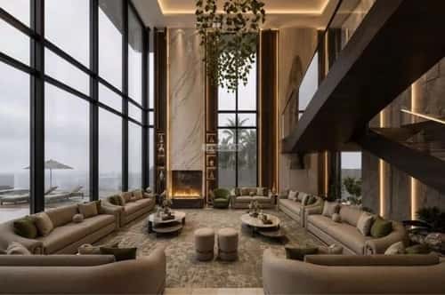 Villa 477.6 SQM Facing South West on 15m Width Street Al-Ghadeer, North Riyadh, Riyadh