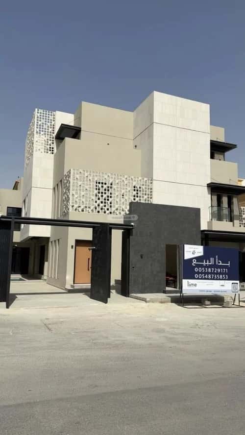 Villa 384.27 SQM Facing South West on 20m Width Street At-Taawun, North Riyadh, Riyadh