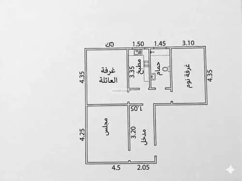 شقة 432 متر مربع ب 3 غرف الخالدية، أبها