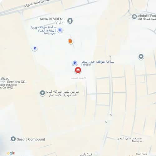 Villa 420 SQM Facing West on 30m Width Street Al Bahr, Khobar