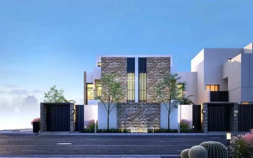 Villa 307.5 SQM Facing North on 15m Width Street Ar-Rimal, East Riyadh, Riyadh