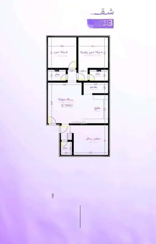 Apartment 859.65 SQM with 3 Bedrooms Obhur Al Janoubeyyah, North Jeddah, Jeddah