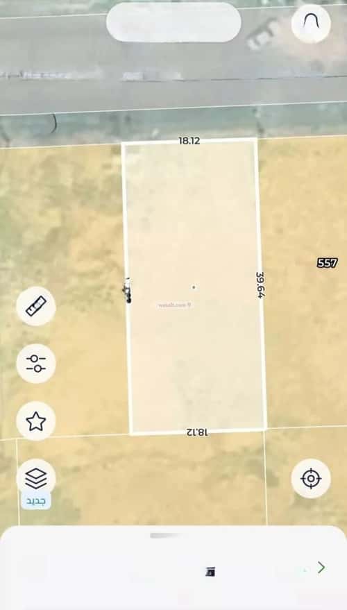 Land 702 SQM Facing North on 22m Width Street Al Oudah, Diriyah