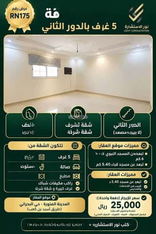 Apartment 711.48 SQM with 5 Bedrooms Wadi Muzahim, Madinah