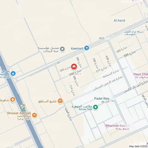Land 250.3 SQM Facing North on 15m Width Street Al-Arid, North Riyadh, Riyadh