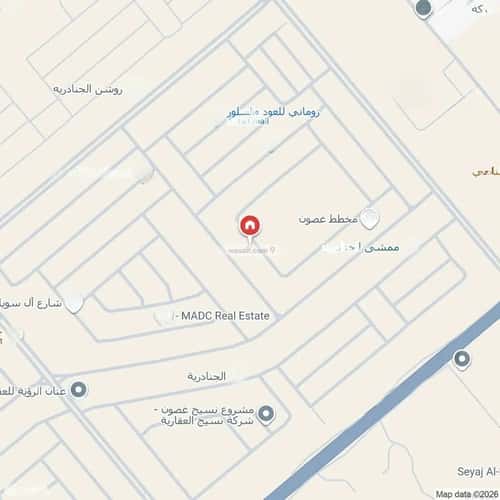 أرض 469.03 متر مربع شرقية على شارع 15م الجنادرية، شرق الرياض، الرياض