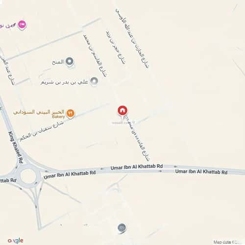 أرض 842.6 متر مربع شرقية على شارع 80م الرياضي، عنيزة