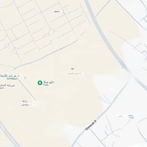 أرض 386.24 متر مربع غربية على شارع 30م العونية، عنيزة
