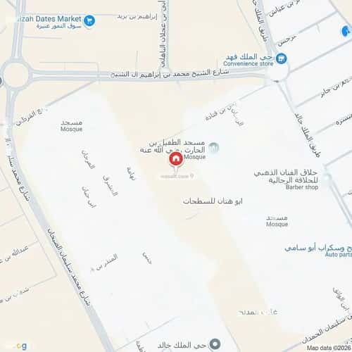 أرض 503.5 متر مربع شمالية على شارع 30م الملك فهد، عنيزة