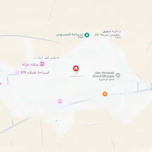 أرض 289 متر مربع شرقية على شارع 15م الوهلان، عنيزة