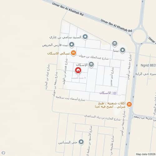 فيلا 528.2 متر مربع شرقية على شارع 16م البستان، عنيزة