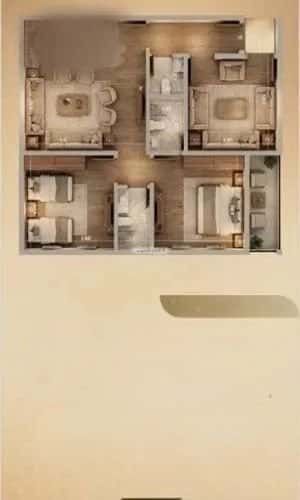 Apartment 696 SQM with 4 Bedrooms Al Faysaleyyah, North Jeddah, Jeddah