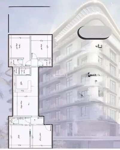 شقة 2386.63 متر مربع ب 4 غرف الواحة، شرق جدة، جدة