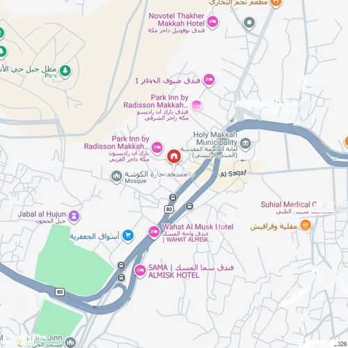 Land 268.86 SQM Facing North on 10.2m Width Street Algemeza, Makkah Al Mukarramah