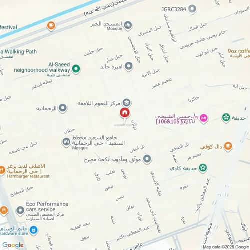 Villa 300 SQM Facing West on 15m Width Street Al Rahmanyah, East Jeddah, Jeddah
