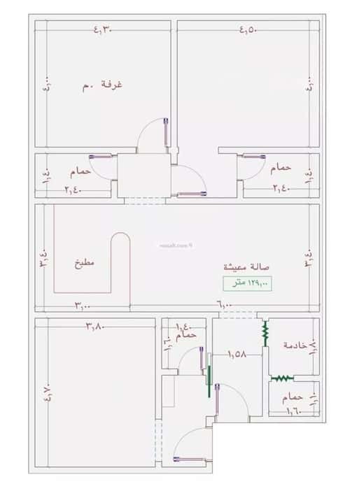 شقة 2939.93 متر مربع ب 3 غرف الجامعة، جنوب جدة، جدة