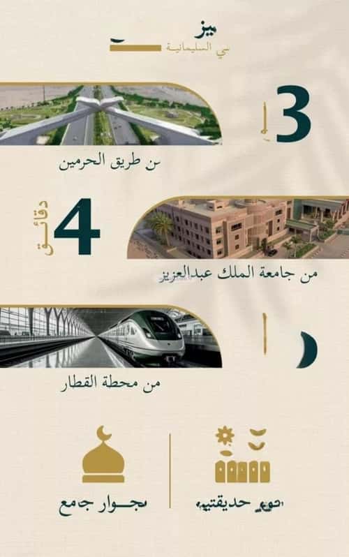 Apartment 625 SQM with 3 Bedrooms Al Sulaymaneyyah, South Jeddah, Jeddah