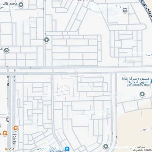 أرض 587.5 متر مربع التعاون، خميس مشيط