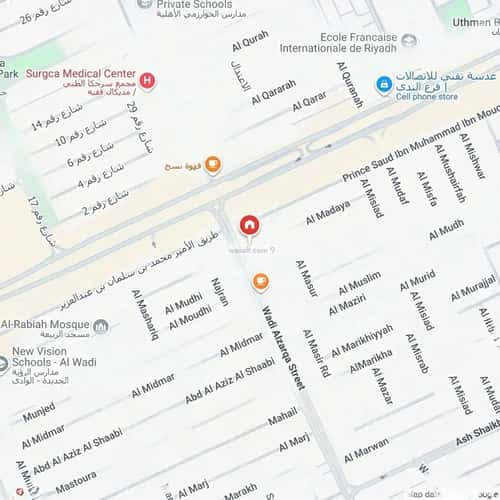 Building 775 SQM Facing West Al-Wadi, North Riyadh, Riyadh
