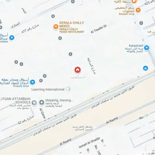 فيلا 325 متر مربع جنوبية على شارع 25م المونسية، شرق الرياض، الرياض