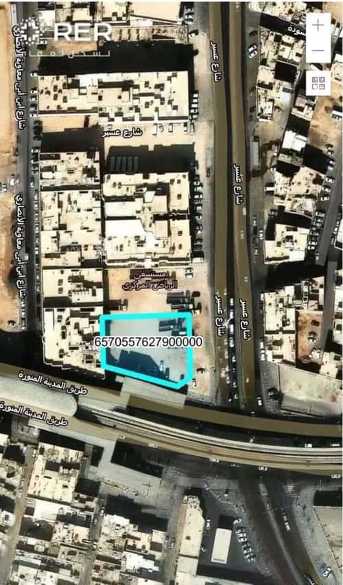 أرض 1125 متر مربع شمالية على شارع 30م الجرادية، وسط الرياض، الرياض