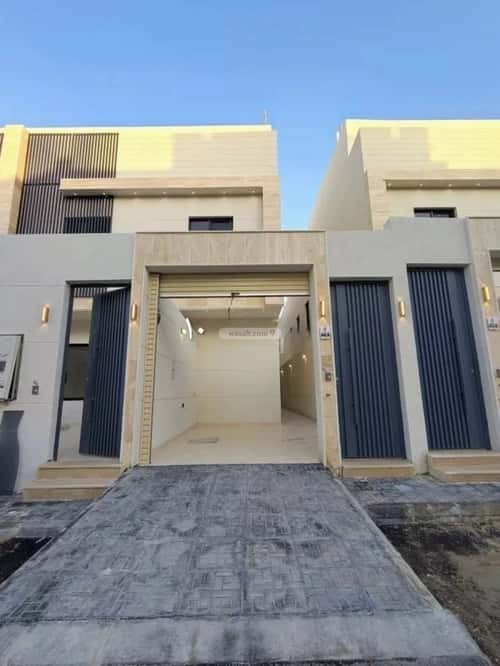 Villa 252.86 SQM Facing South on 20m Width Street Okaz, South Riyadh, Riyadh