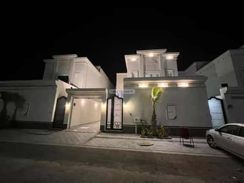 Villa 379.9 SQM Facing West on 40m Width Street Al Aqiq, Khobar