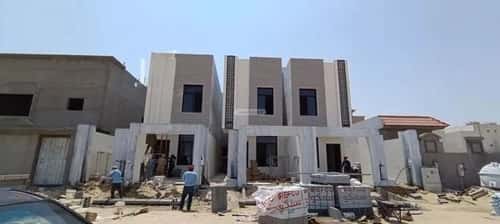 Villa 336.85 SQM Facing West on 20m Width Street Al Aqiq, Khobar