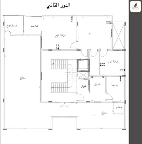 فيلا 900 متر مربع غربية على شارع 15م الصواري، الخبر