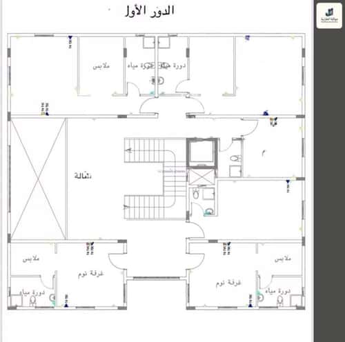 Villa 900 SQM Facing West on 15m Width Street Al Sawari, Khobar