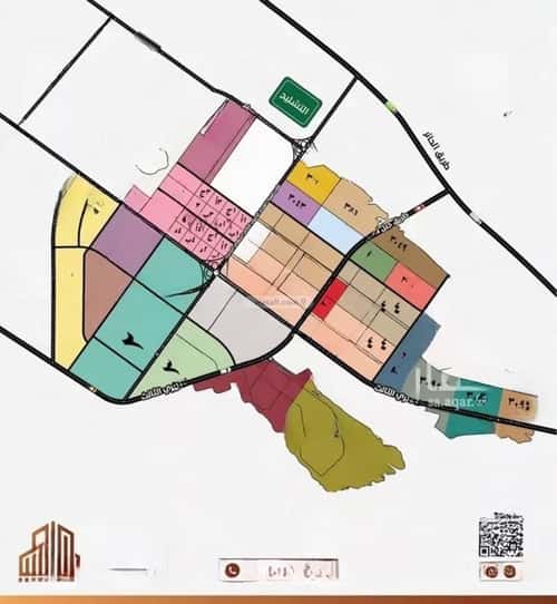 Land 500 SQM Facing West on 15m Width Street Oraid, South Riyadh, Riyadh