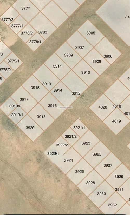 Land 200 SQM Facing North West on 15m Width Street Oraid, South Riyadh, Riyadh