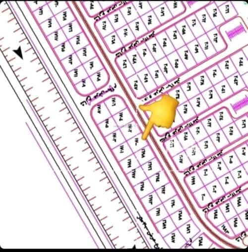 Land 374.75 SQM Facing North on 24m Width Street Ibriah Almashi, Madinah